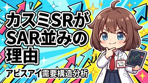 カスミの元気 SRがSAR並みの6,230円で安定する理由【アビスアイ需要構造分析】